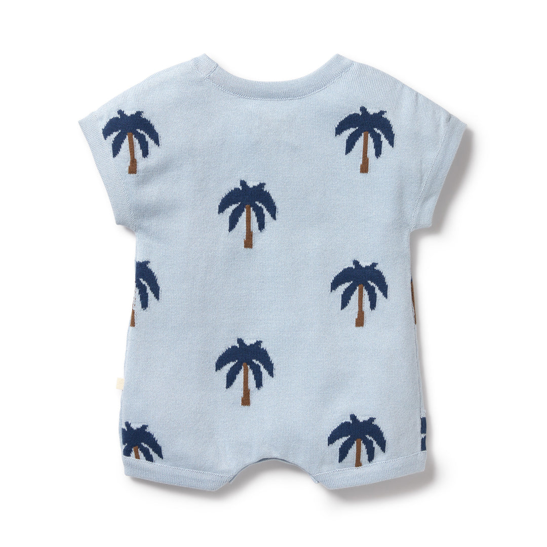 Wilson and Frenchy Little Palm Organic Knitted Growsuit