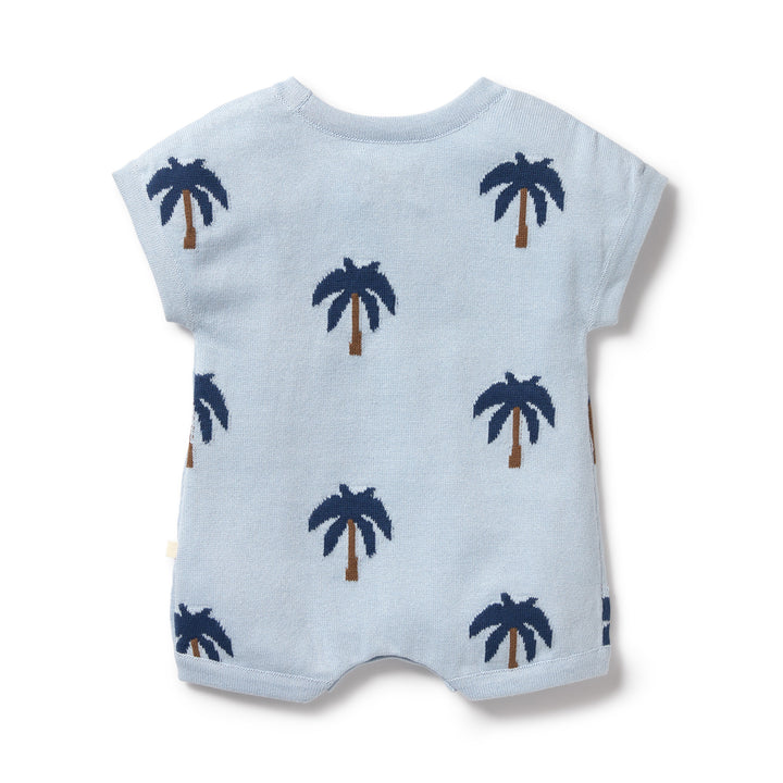 Wilson and Frenchy Little Palm Organic Knitted Growsuit