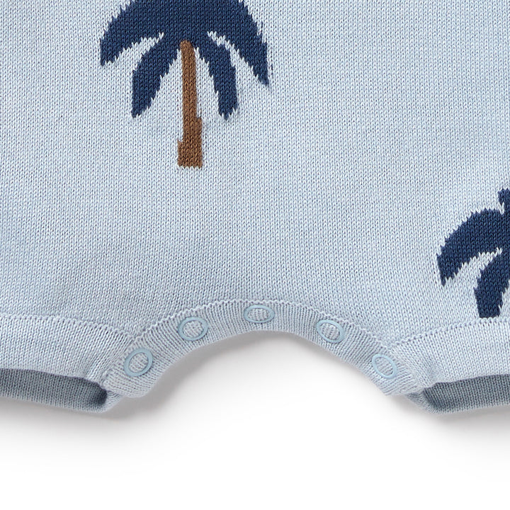 Wilson and Frenchy Little Palm Organic Knitted Growsuit