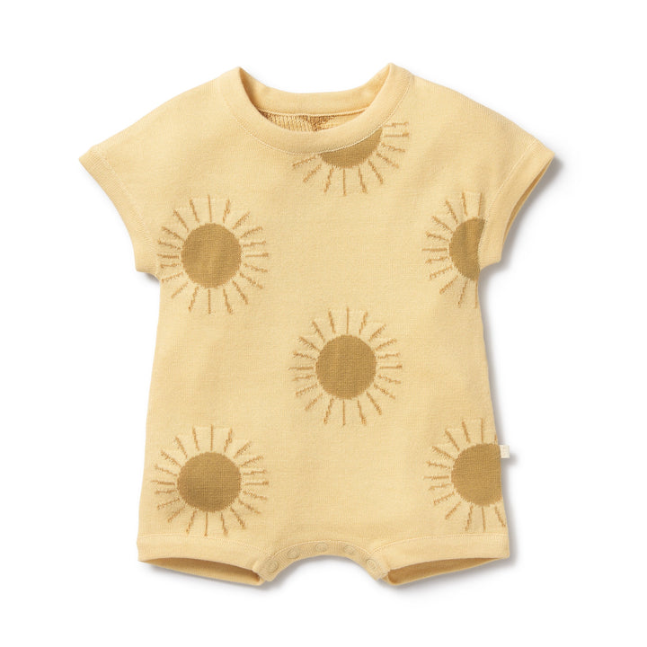 Wilson and Frenchy Sunshine Organic Knitted Growsuit