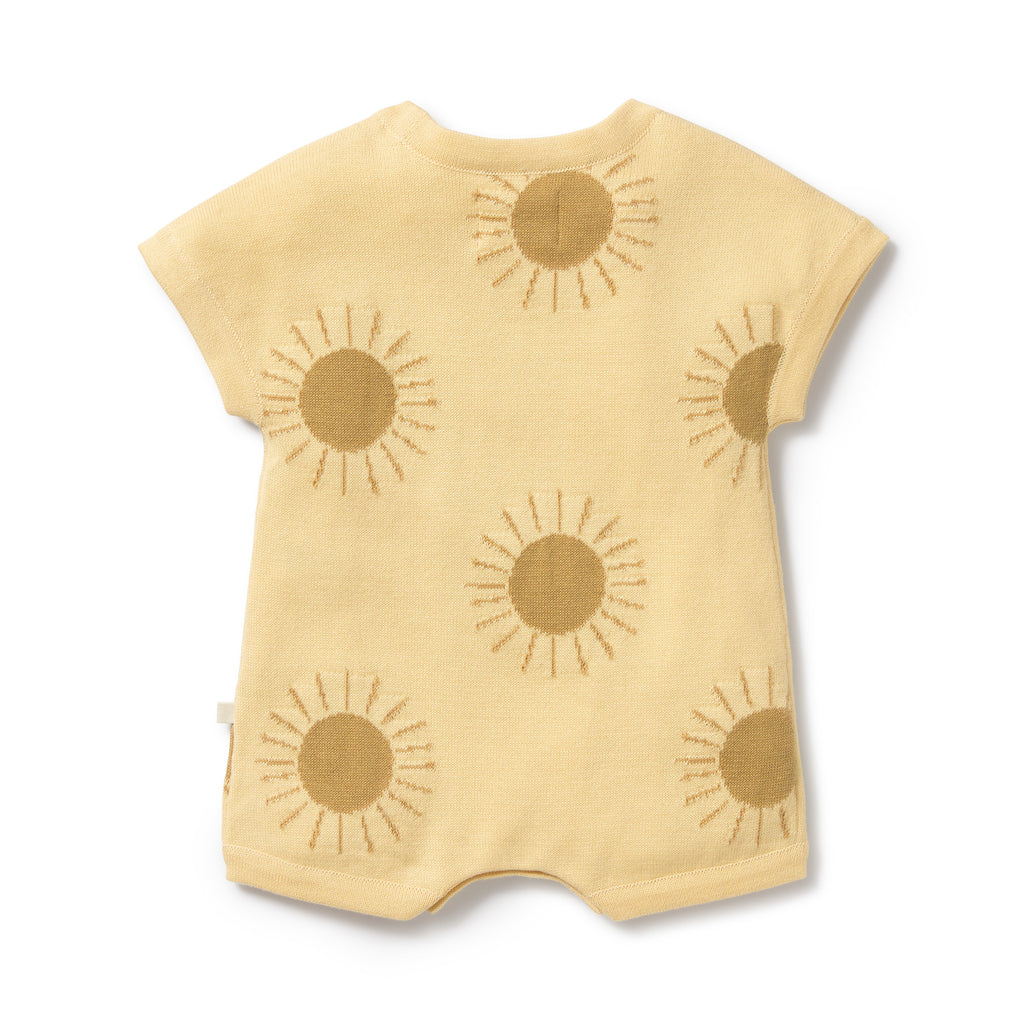 Wilson and Frenchy Sunshine Organic Knitted Growsuit