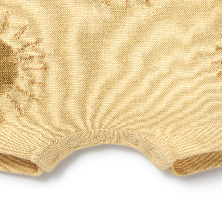 Wilson and Frenchy Sunshine Organic Knitted Growsuit
