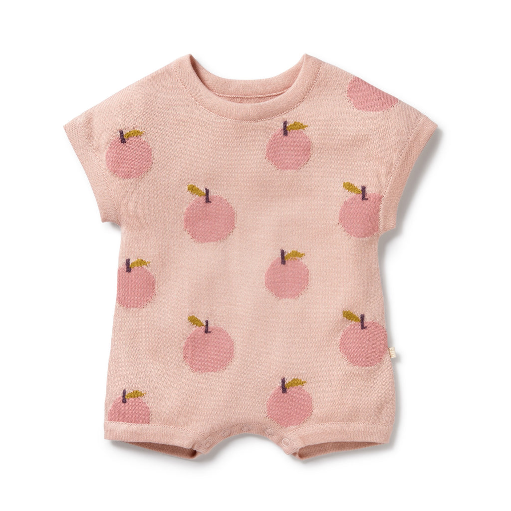 Just Peachy Organic Knitted Growsuit