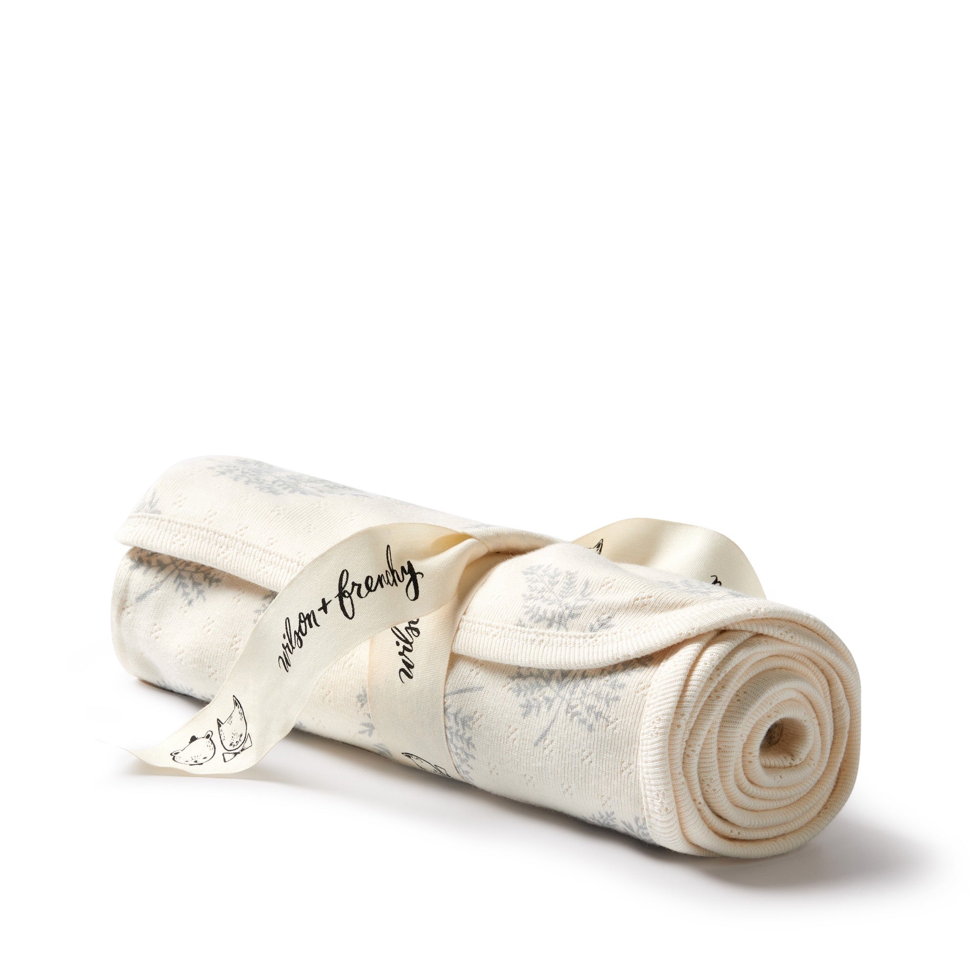 Wilson and Frenchy Forever Ferns Organic Pointelle Bunny Rug – Daisy ...