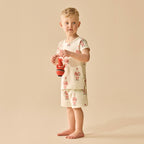 Organic Short Sleeved Pyjamas - Ho Ho Ho