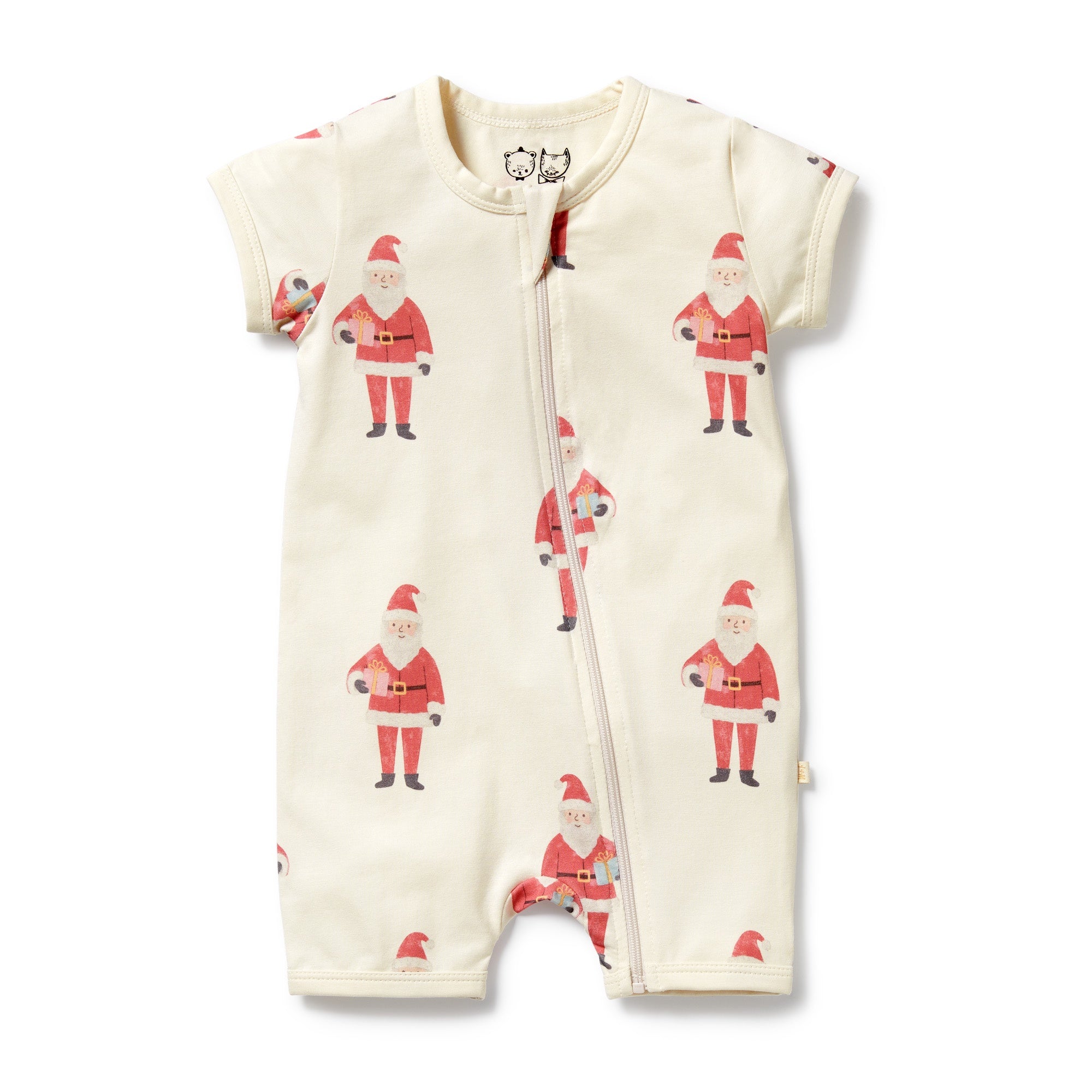 Wilson & Frenchy Organic Boyleg Zipsuit - Ho Ho Ho