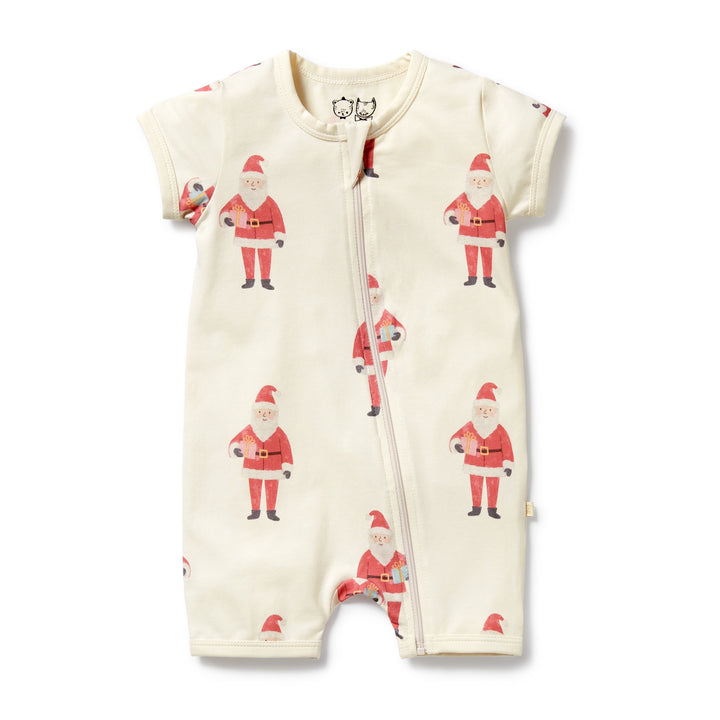 Wilson & Frenchy Organic Boyleg Zipsuit - Ho Ho Ho