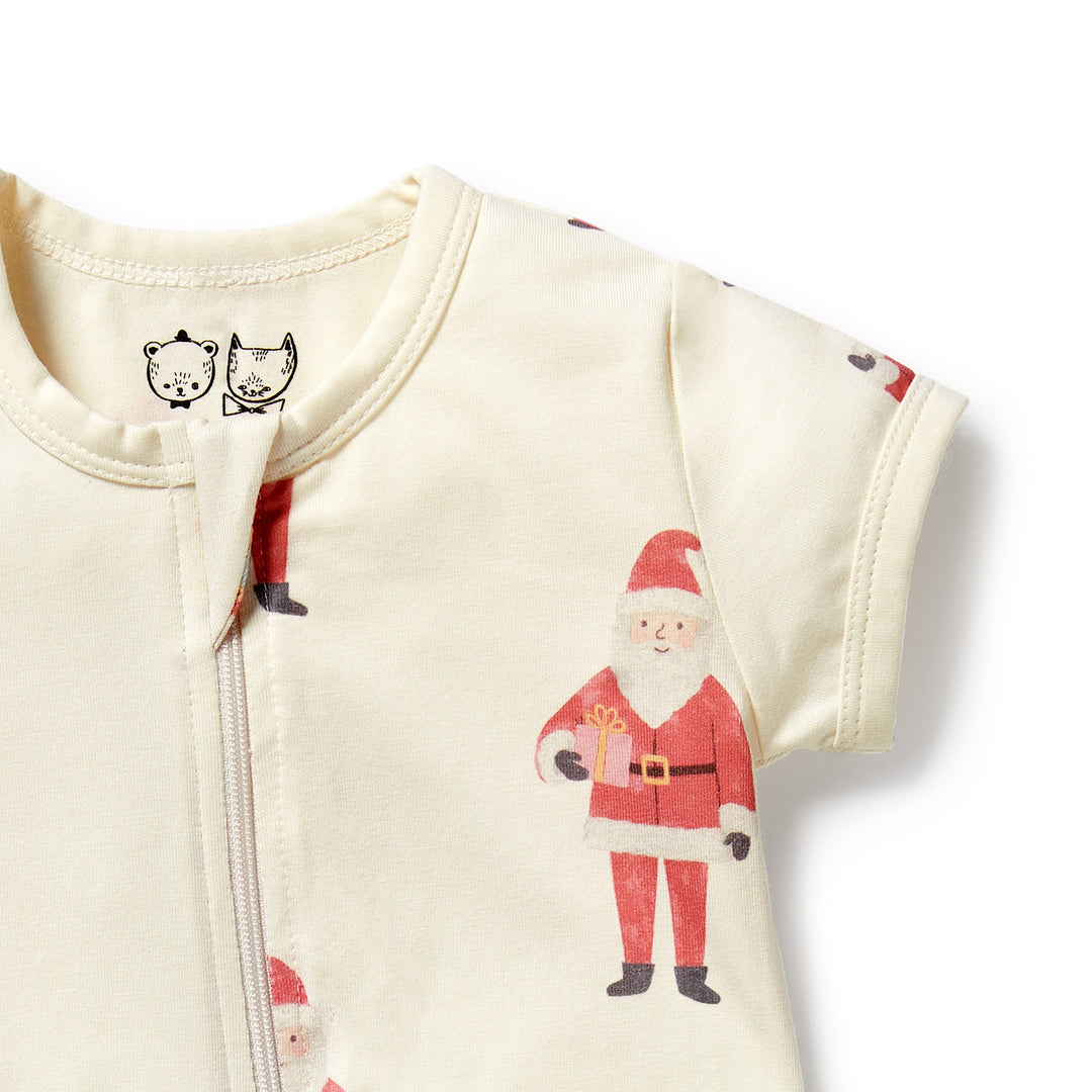 Wilson & Frenchy Organic Boyleg Zipsuit - Ho Ho Ho