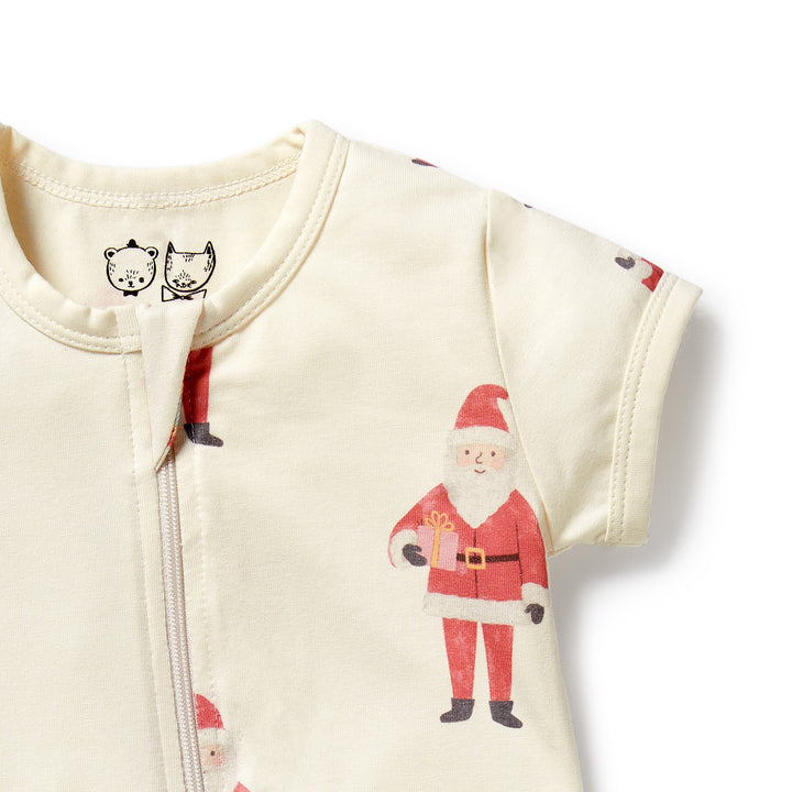 Wilson & Frenchy Organic Boyleg Zipsuit - Ho Ho Ho