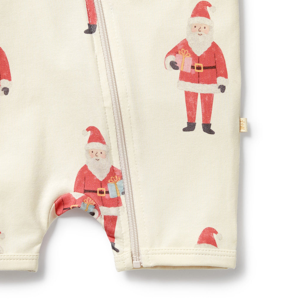 Wilson & Frenchy Organic Boyleg Zipsuit - Ho Ho Ho