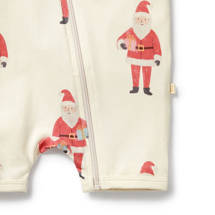 Wilson & Frenchy Organic Boyleg Zipsuit - Ho Ho Ho