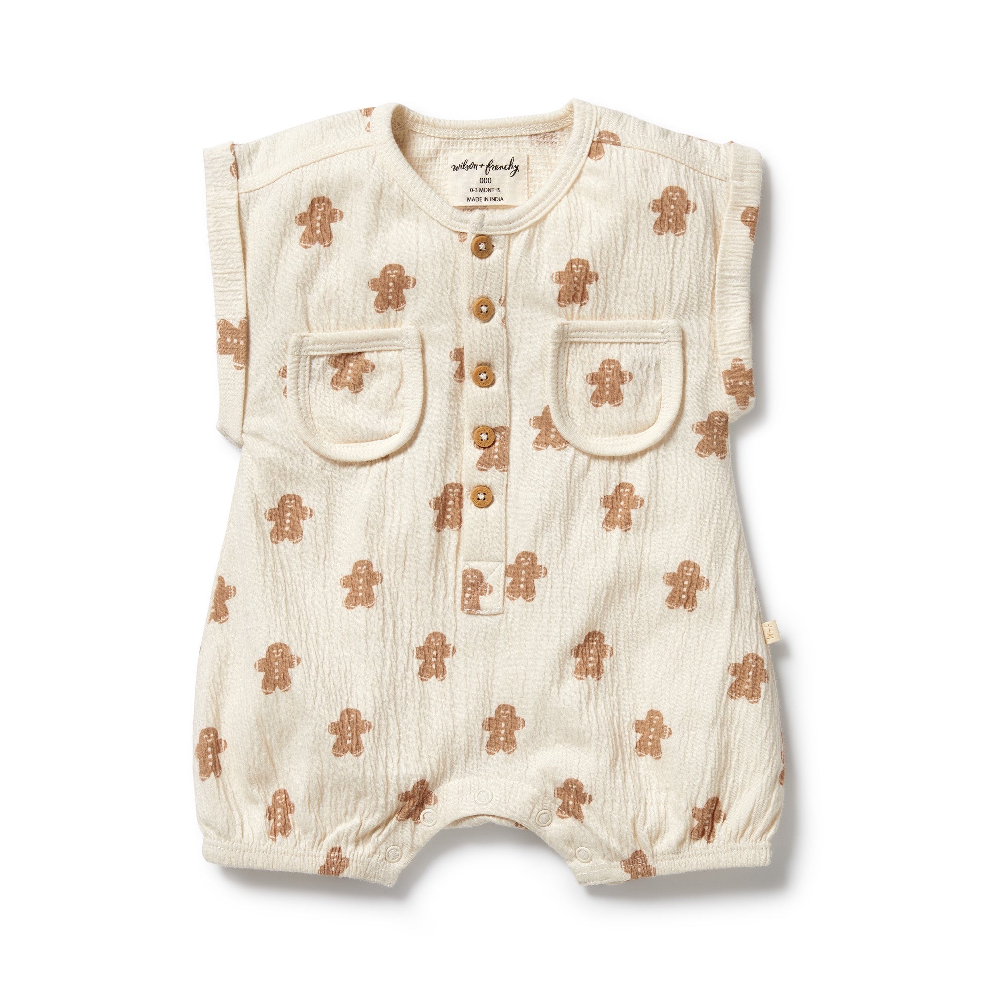 Wilson & Frenchy Organic Crinkle Growsuit - Spice & Nice