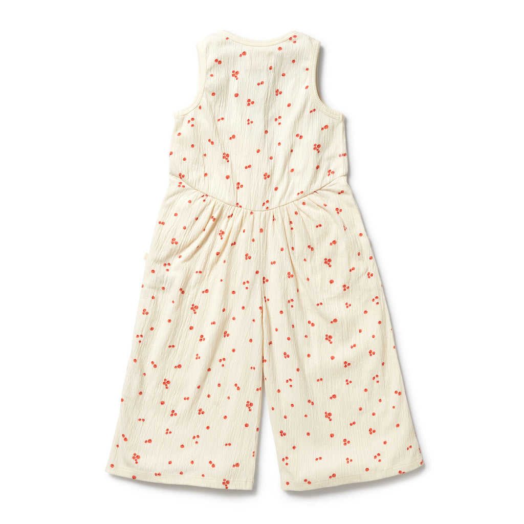 Wilson & Frenchy Organic Crinkle Jumpsuit - Jolly Holly