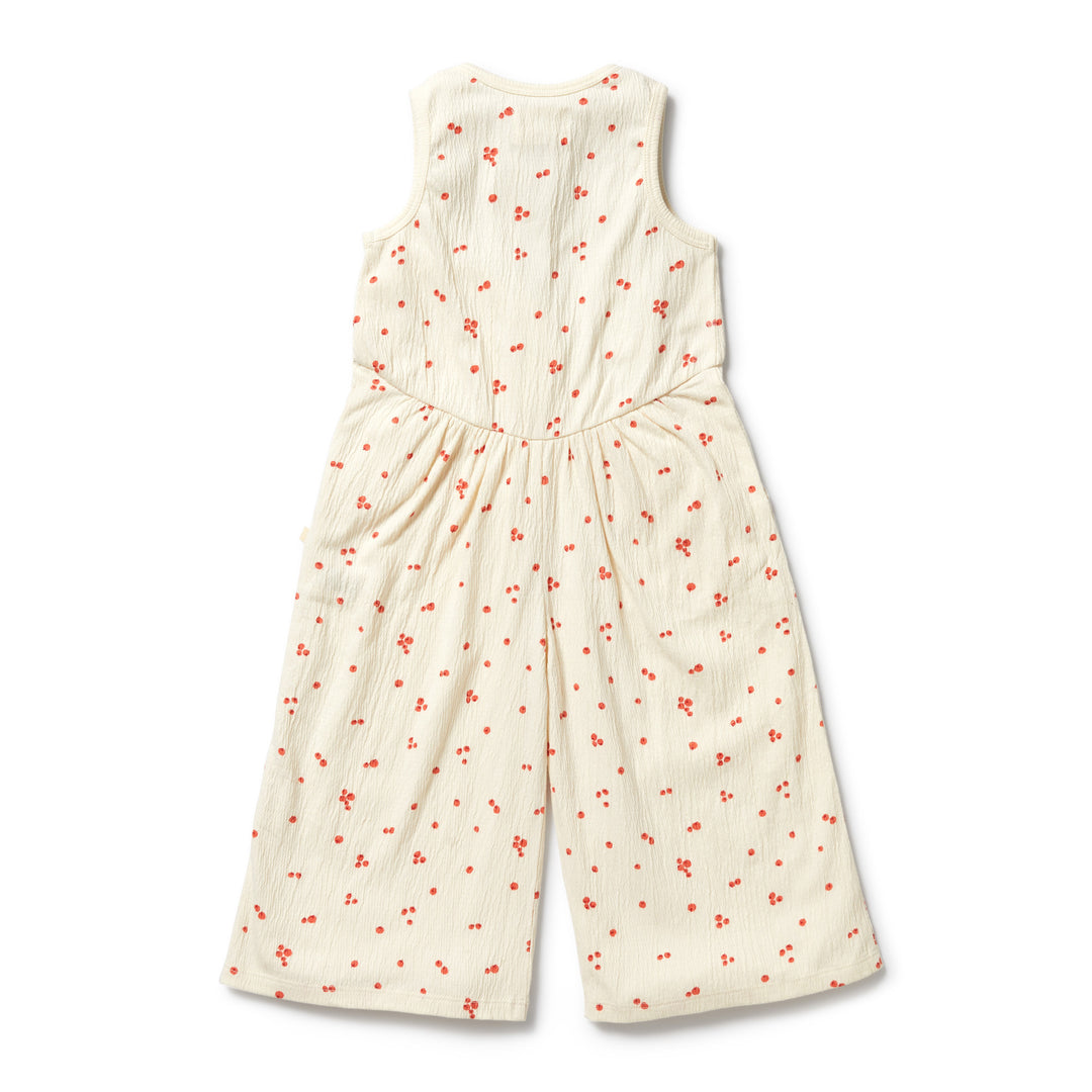 PRE-ORDER - Wilson & Frenchy Organic Crinkle Jumpsuit - Jolly Holly