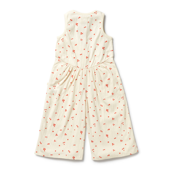 PRE-ORDER - Wilson & Frenchy Organic Crinkle Jumpsuit - Jolly Holly