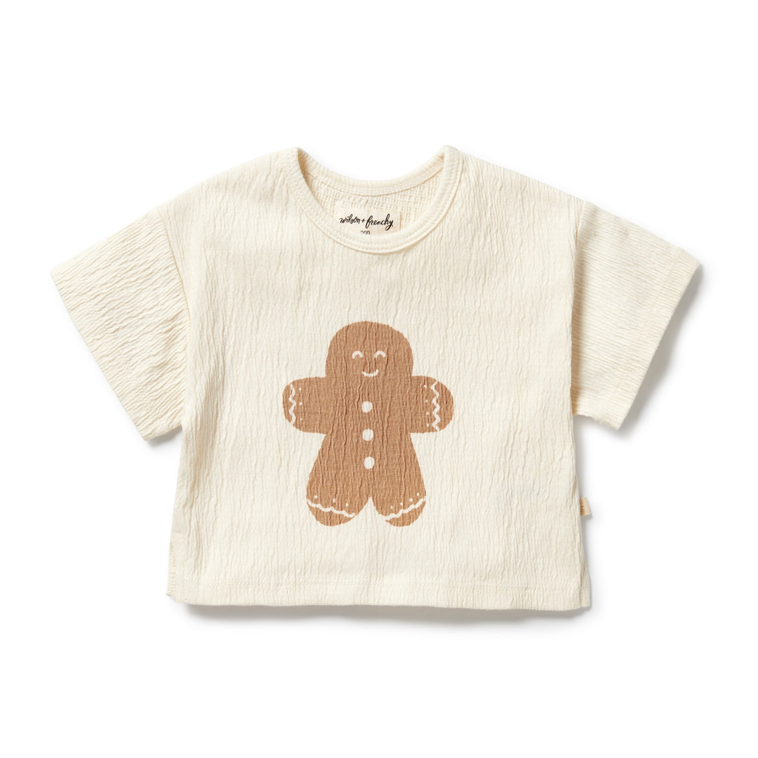 PRE-ORDER - Wilson & Frenchy Organic Crinkle Tee - Spice & Nice
