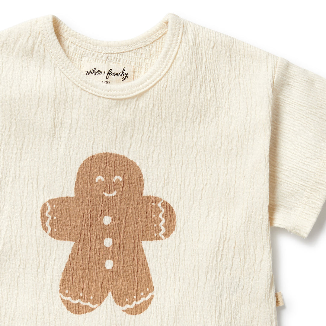 PRE-ORDER - Wilson & Frenchy Organic Crinkle Tee - Spice & Nice
