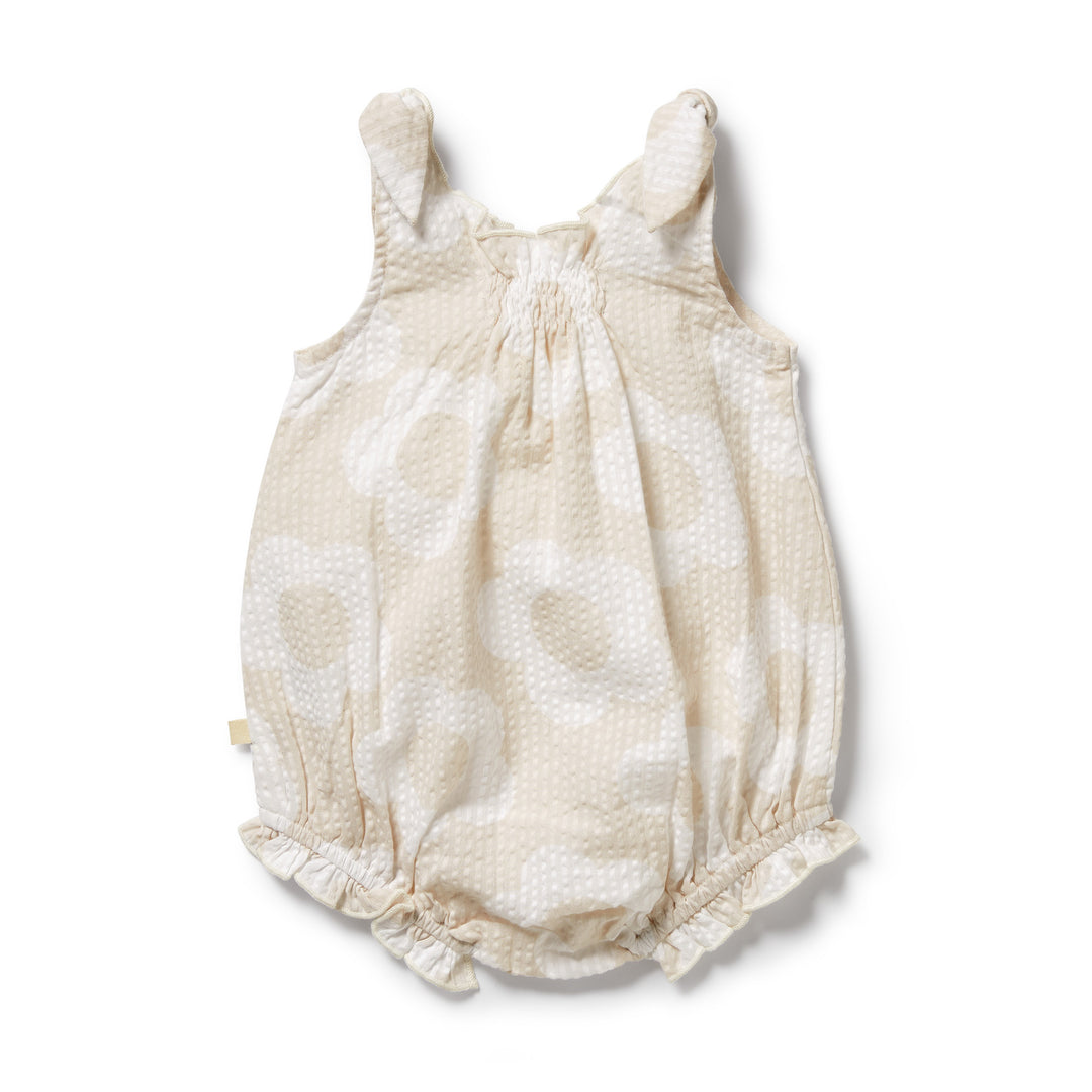 Wilson & Frenchy Organic Tie Playsuit - Daisy Bloom