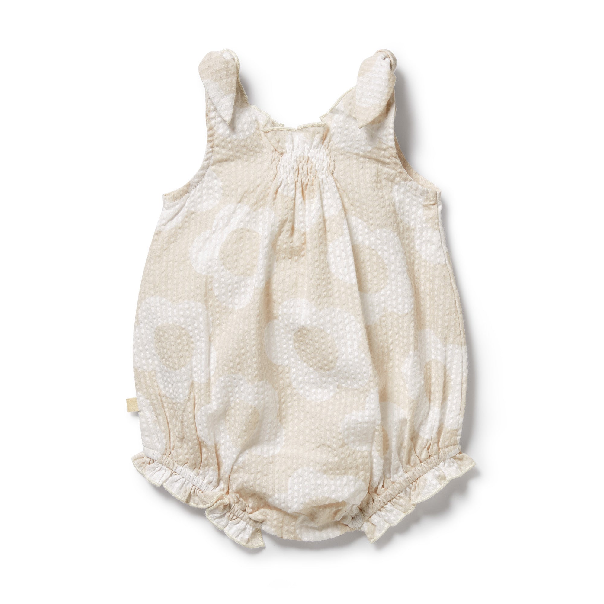 Wilson & Frenchy Organic Tie Playsuit - Daisy Bloom