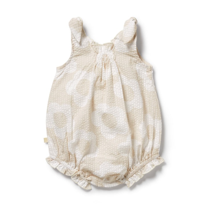 Wilson & Frenchy Organic Tie Playsuit - Daisy Bloom