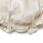 Organic Tie Playsuit - Daisy Bloom