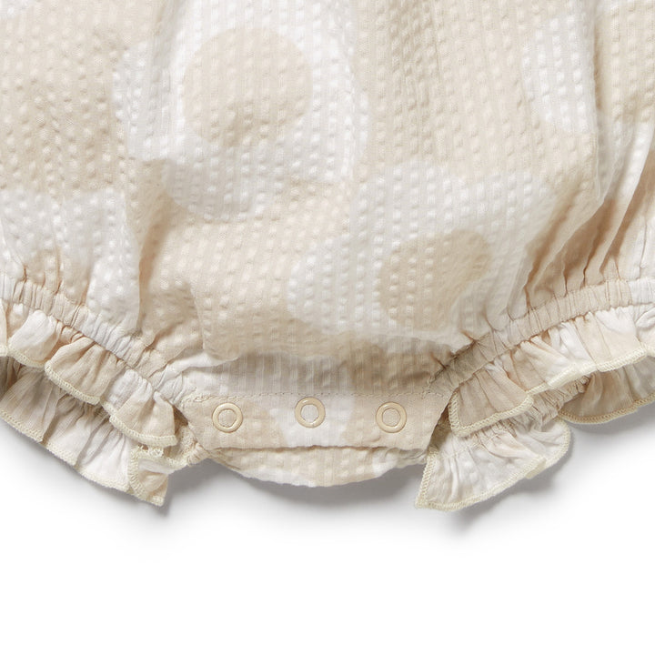 Wilson & Frenchy Organic Tie Playsuit - Daisy Bloom