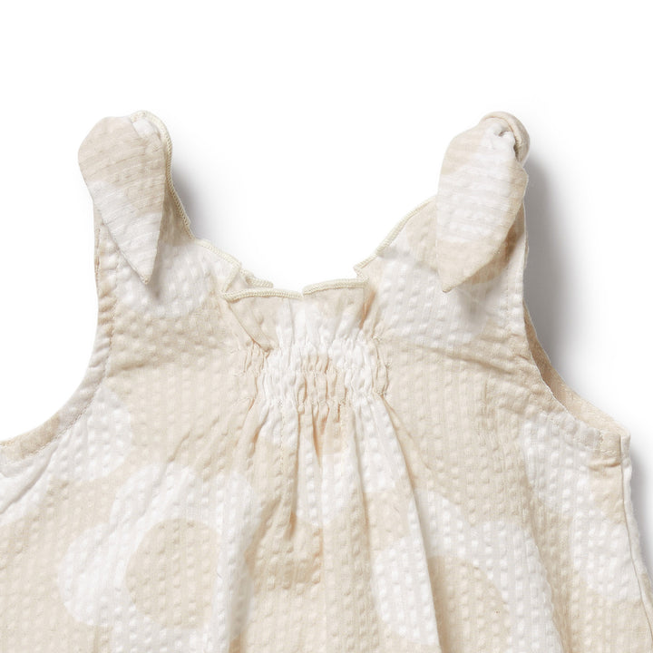 Wilson & Frenchy Organic Tie Playsuit - Daisy Bloom