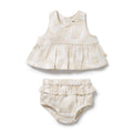 Organic Ruffle Set - Daisy Bloom