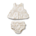 Organic Ruffle Set - Daisy Bloom