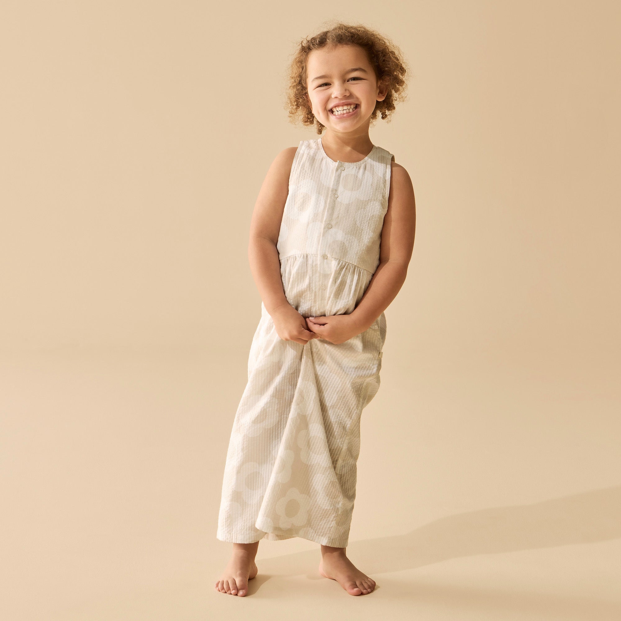 Wilson & Frenchy Organic Jumpsuit - Daisy Bloom