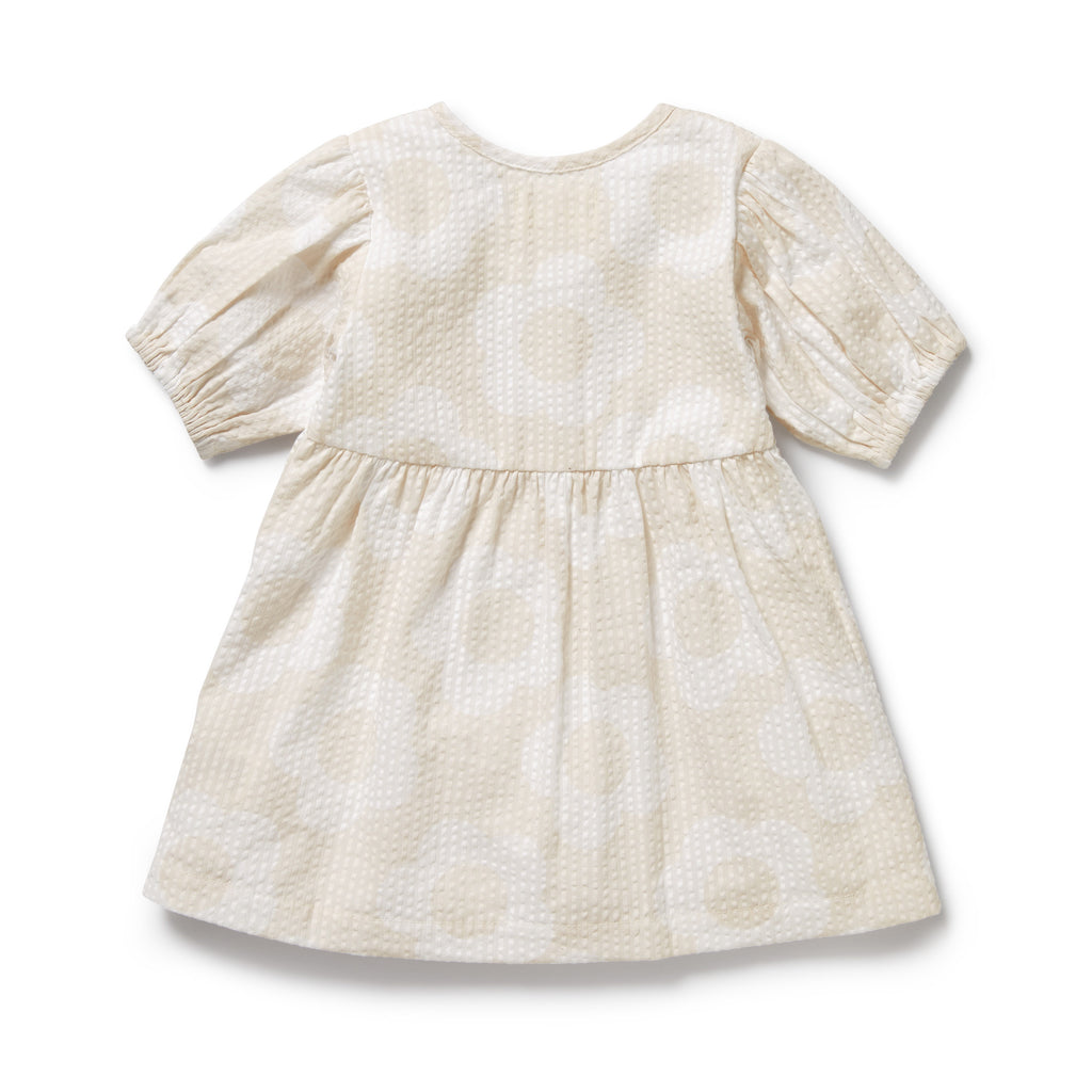 Wilson & Frenchy Organic Button Dress - Daisy Bloom