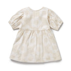 Organic Button Dress - Daisy Bloom