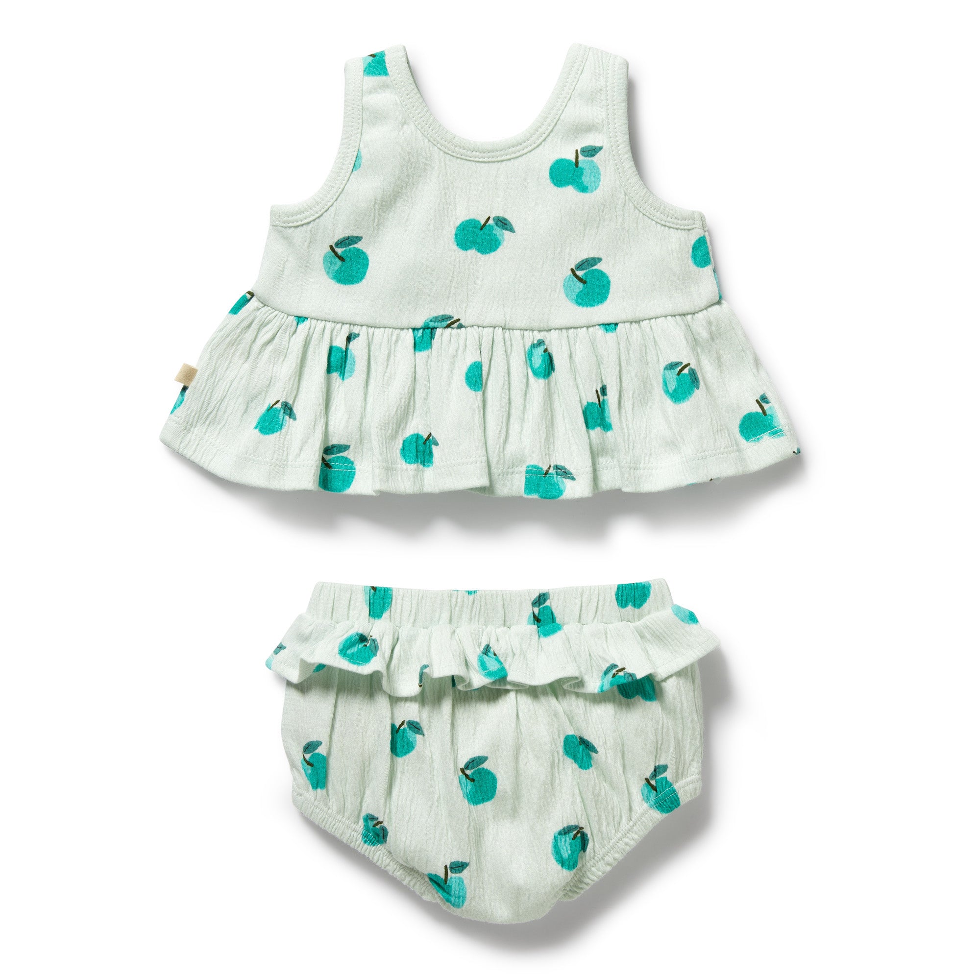 Organic Ruffle Set - Apple Papple
