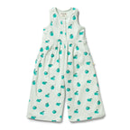 Organic Crinkle Jumpsuit - Apple Papple