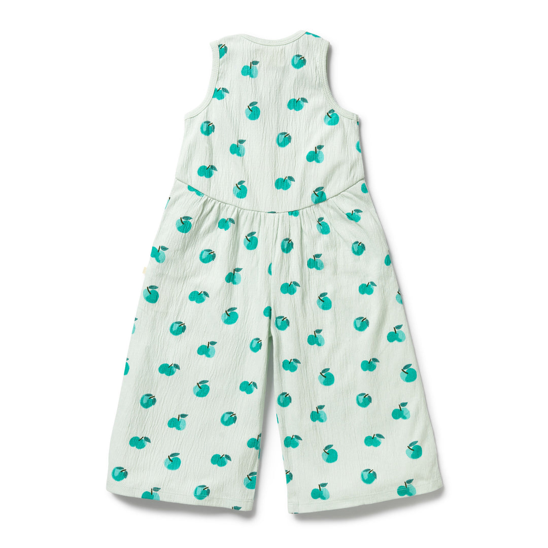 PRE-ORDER - Wilson & Frenchy Organic Crinkle Jumpsuit - Apple Papple