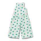 Organic Crinkle Jumpsuit - Apple Papple