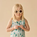 Organic Crinkle Jumpsuit - Apple Papple