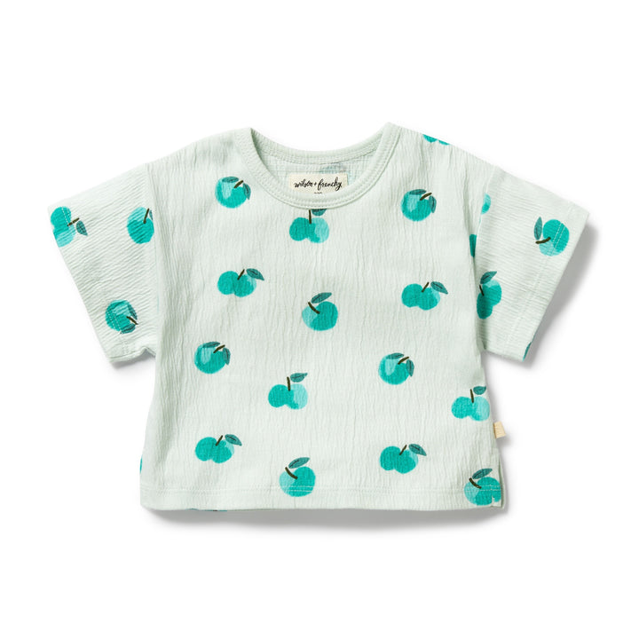 PRE-ORDER - Wilson & Frenchy Organic Tee - Apple Papple