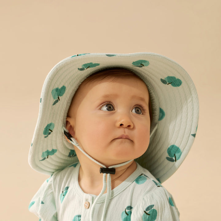 PRE-ORDER - Wilson & Frenchy Organic Sun Hat - Apple Papple