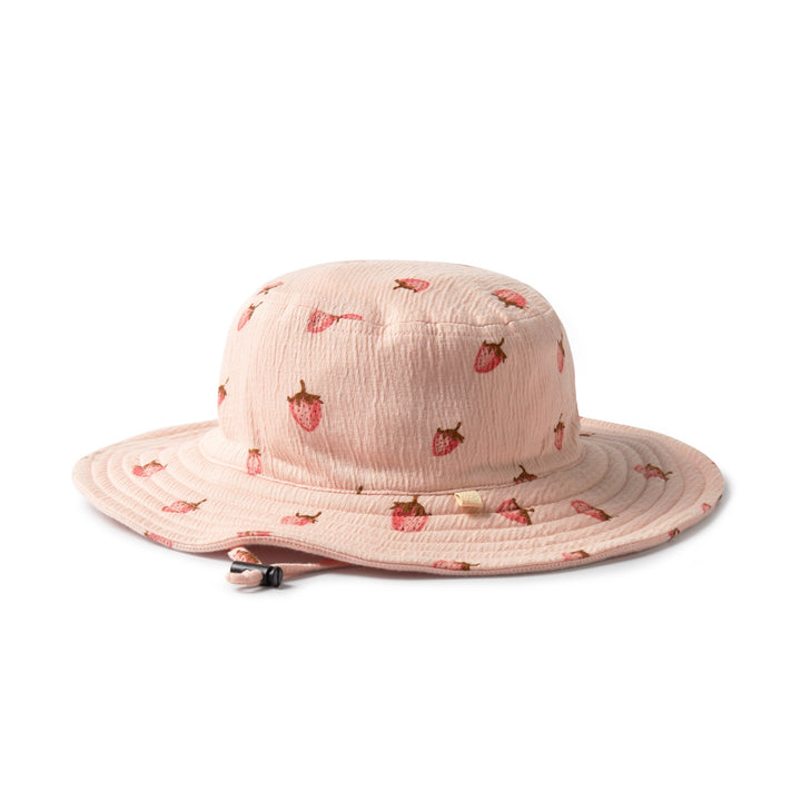PRE-ORDER - Wilson & Frenchy Organic Sun Hat - Strawberry Kisses