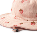 Organic Sun Hat - Strawberry Kisses