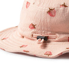Organic Sun Hat - Strawberry Kisses