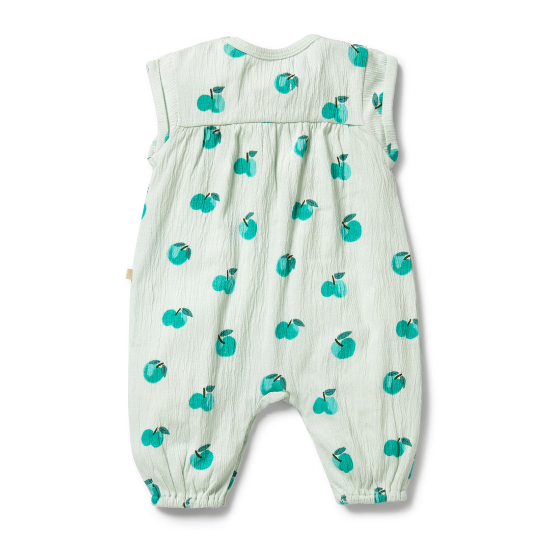PRE-ORDER - Wilson & Frenchy Organic Growsuit - Apple Papple
