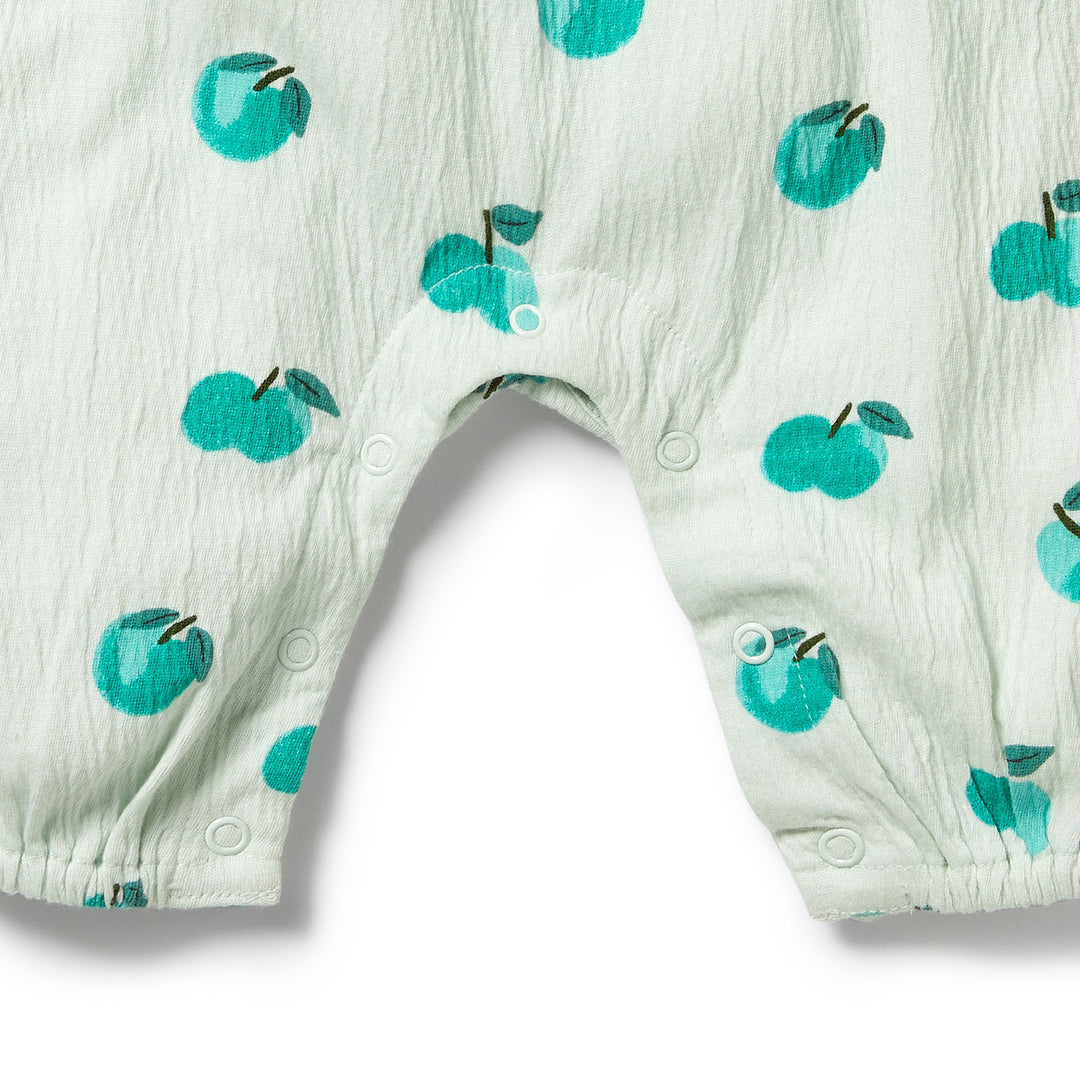 PRE-ORDER - Wilson & Frenchy Organic Growsuit - Apple Papple