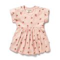 Organic Dress - Strawberry Kisses