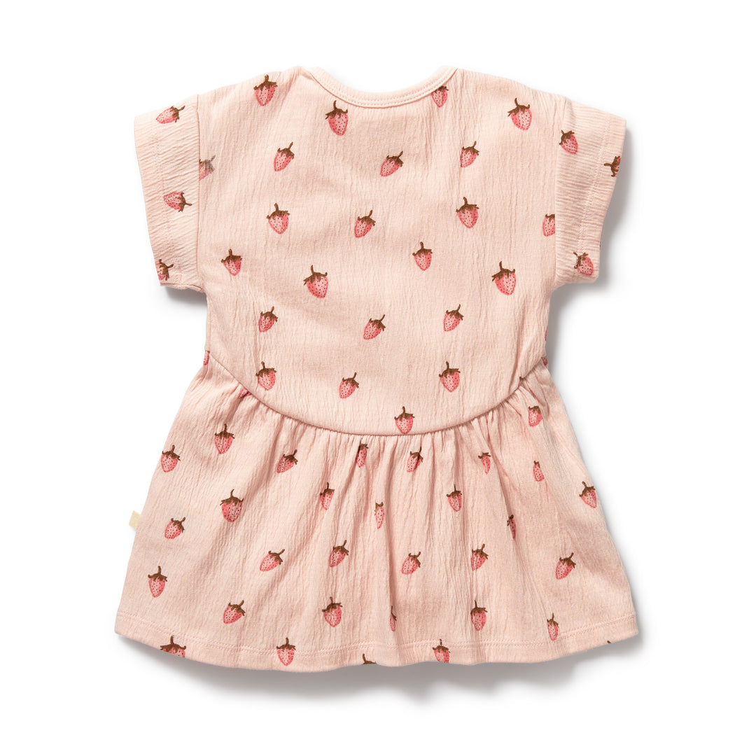 PRE-ORDER - Wilson & Frenchy Organic Dress - Strawberry Kisses