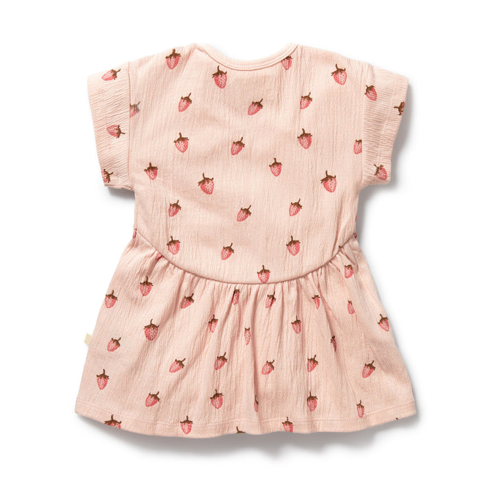 PRE-ORDER - Wilson & Frenchy Organic Dress - Strawberry Kisses