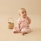 Organic Dress - Strawberry Kisses