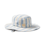 Organic Sun Hat - Deep Blue Stripe