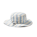 Organic Sun Hat - Deep Blue Stripe